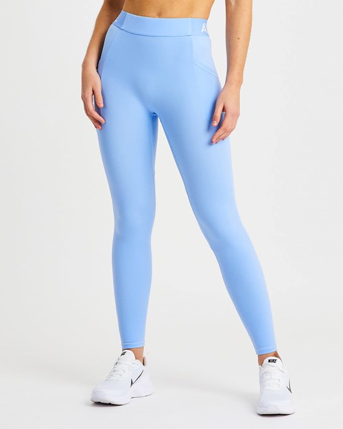 AYBL Allenamento Leggings Blu | XGBPN-9470