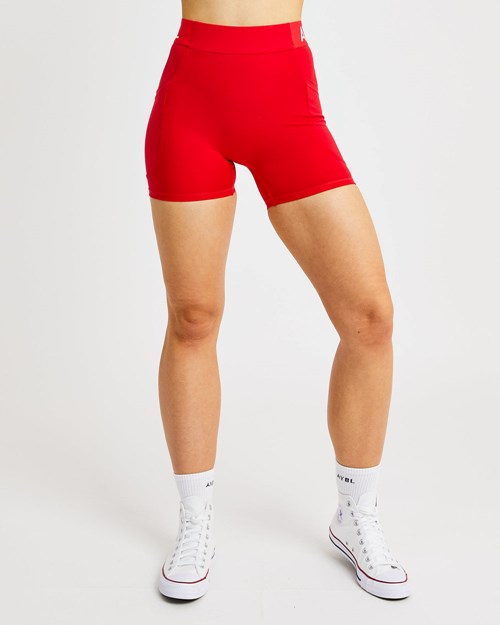 AYBL Allenamento Shorts Rosse | VNSMA-9172