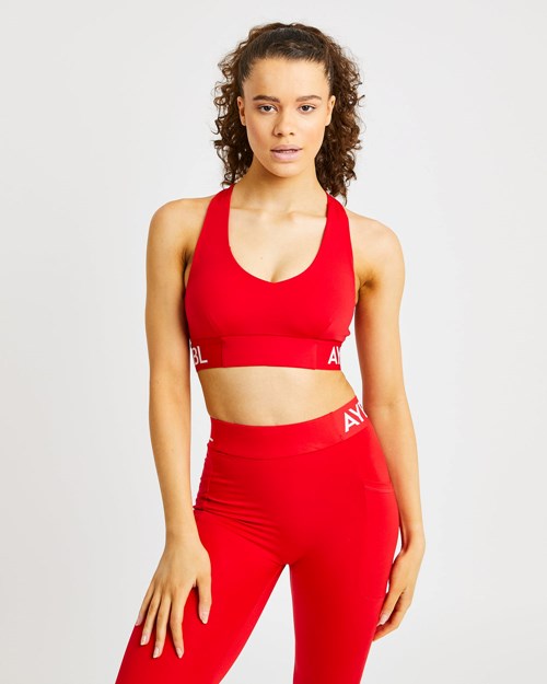 AYBL Allenamento Sports Bra Rosse | WSBPZ-5012