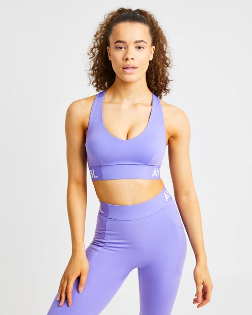 AYBL Allenamento Sports Bra Viola | MBGQX-4190