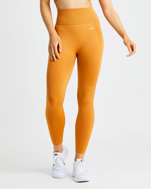 AYBL Balance V2 Seamless Leggings Arancioni | QHCRJ-9608