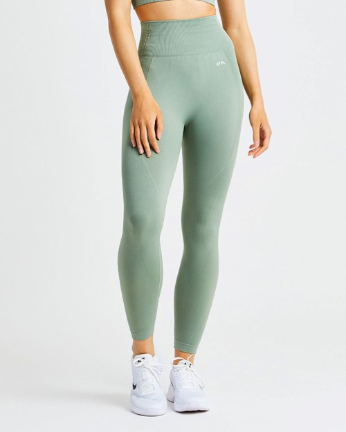 AYBL Balance V2 Seamless Leggings Verde Oliva Verdi | DBQSY-9683