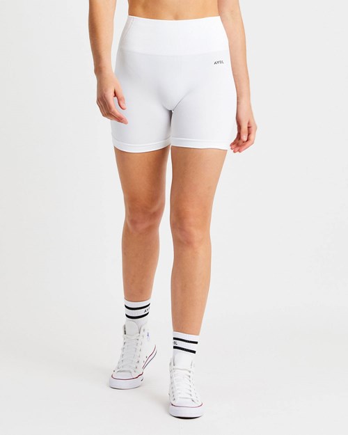 AYBL Balance V2 Seamless Shorts Bianche | VJWEB-5238