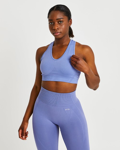 AYBL Balance V2 Seamless Sports Bra Blu | IMUYK-1234