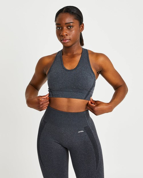AYBL Balance V2 Seamless Sports Bra Nere | CITQE-6210