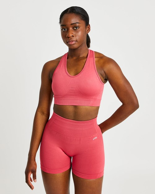 AYBL Balance V2 Seamless Sports Bra Rosa | XTSLE-0281