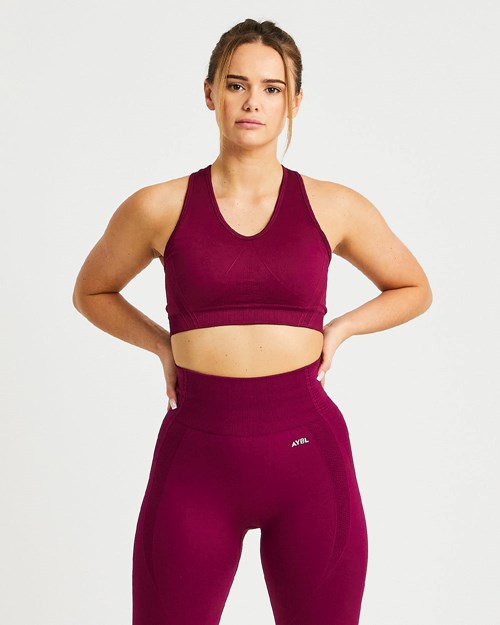 AYBL Balance V2 Seamless Sports Bra Viola | ATLQK-8605
