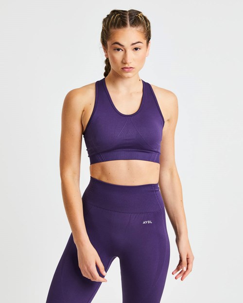 AYBL Balance V2 Seamless Sports Bra Viola | KYIUW-0629