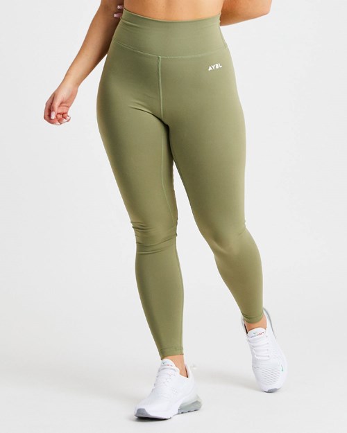 AYBL Core Leggings Verde Oliva | AOSCZ-7019