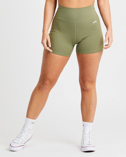 AYBL Core Shorts Verde Oliva | WNXUJ-9405