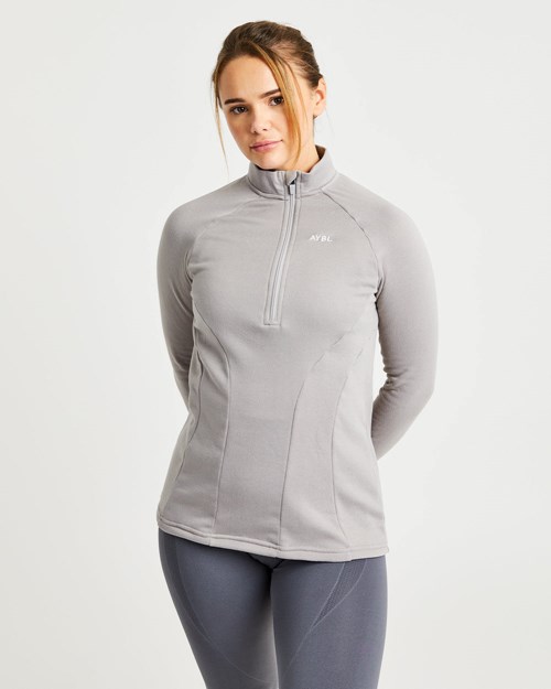 AYBL Effortless Fleece Grigie Chiaro | VWUNG-3057