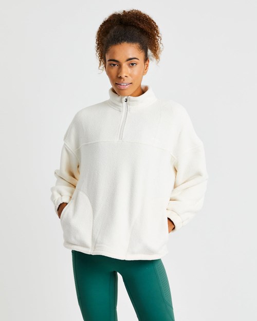 AYBL Effortless Oversized Fleece Crema | ZXUEG-5169