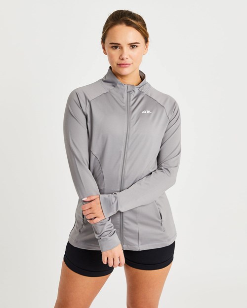 AYBL Effortless Zip Jacket Grigie | IWMAJ-8401