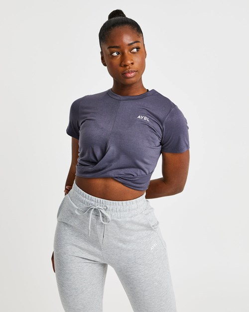 AYBL Element Twist Top Charcoal | SPLCR-6973