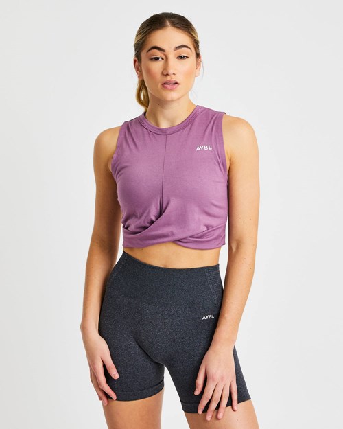 AYBL Element Twist Vest Viola | ZJMYW-2378