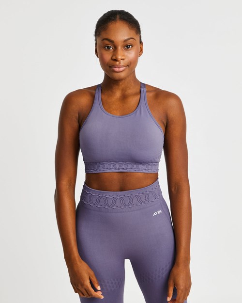 AYBL Elevate Seamless Sports Bra Viola | RPSOG-2307