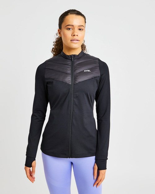 AYBL Everyday 1/2 Imbottito Jacket Nere | XEQOK-6204