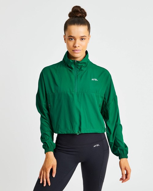 AYBL Everyday 1/2 Zip Pullover Verdi | RUXNW-0873