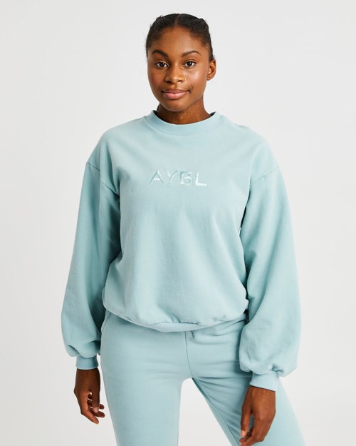 AYBL Everyday Oversized Maglia Soft Sage | NJRXS-9052