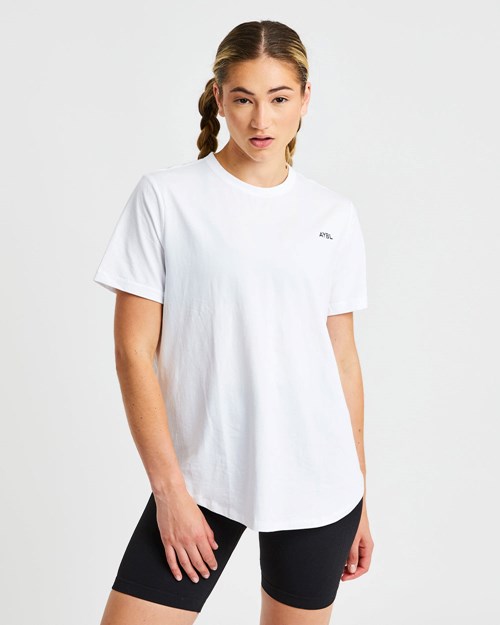 AYBL Everyday Oversized T Shirt Bianche | TVBAQ-0418
