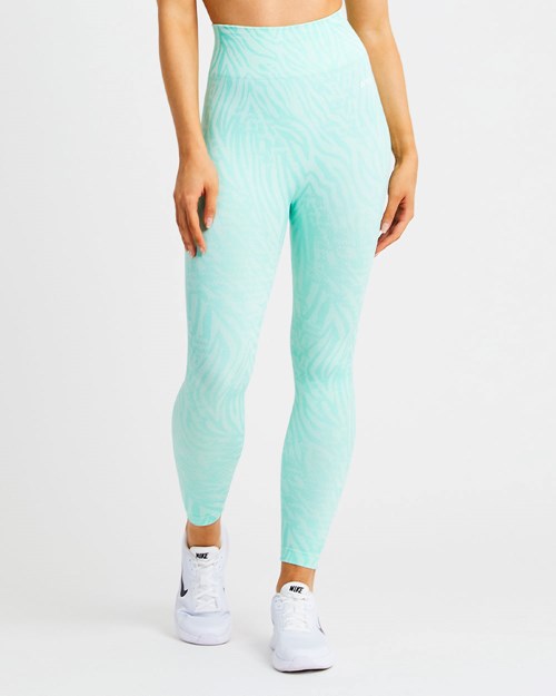 AYBL Evolve Animal Seamless Leggings Menta Verdi | HQKVT-7614