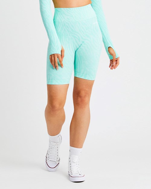 AYBL Evolve Animal Seamless Shorts Menta Verdi | EAJDW-0398
