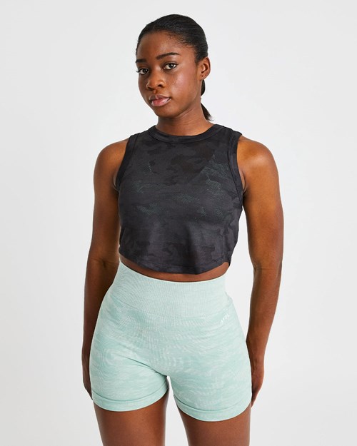 AYBL Evolve Camo Crop Vest Nere | PVLIY-5140