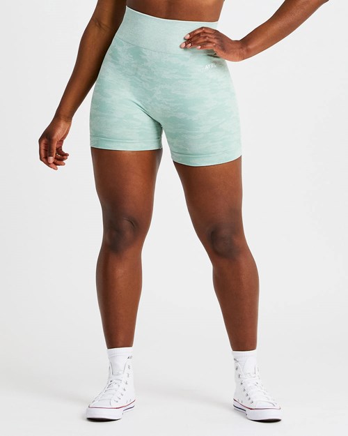 AYBL Evolve Camo Seamless Shorts Verdi | PINDY-1624