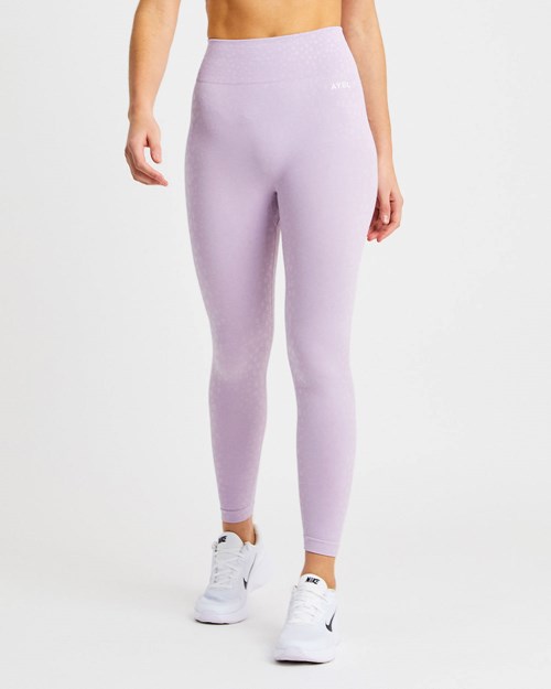 AYBL Evolve Speckle Seamless Leggings Lilac | BZOCU-7906