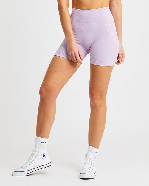 AYBL Evolve Speckle Seamless Shorts Lilac | LNOMZ-0491