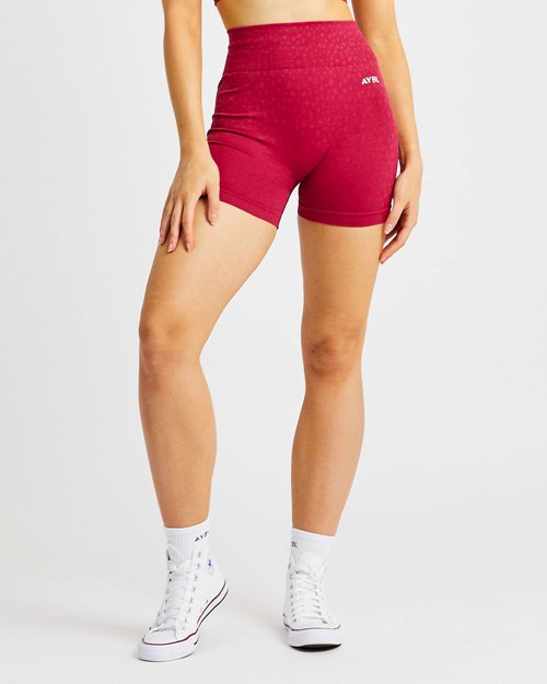 AYBL Evolve Speckle Seamless Shorts Raspberry | FWYXK-4123