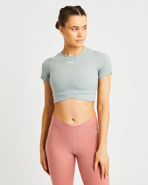 AYBL Flow Crop Top Verdi | ULGTX-7258