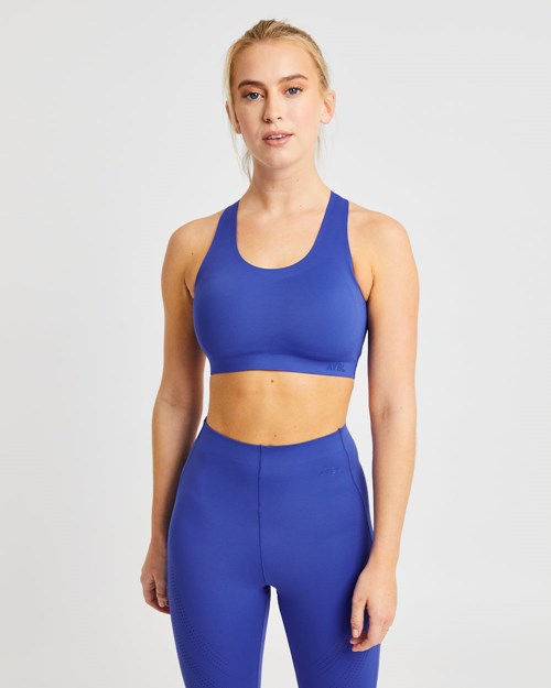 AYBL Fusion Sports Bra Blu | DULOH-5746