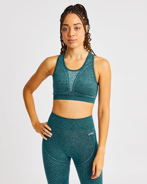 AYBL Impact Seamless Sports Bra Verdi | LAFIP-4138