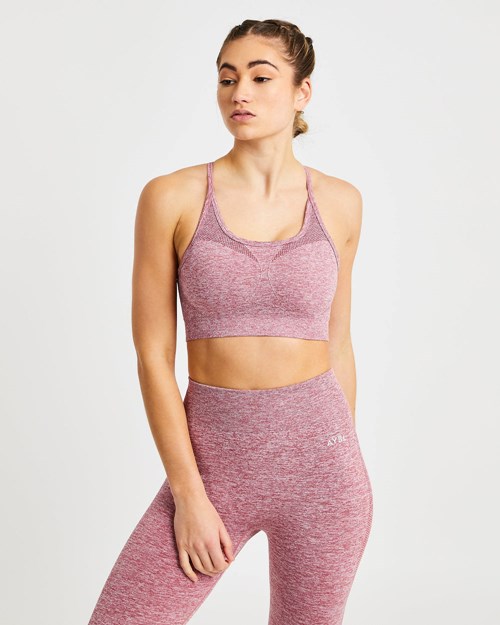 AYBL Motion Seamless Sports Bra Rosse | UKCRP-3594