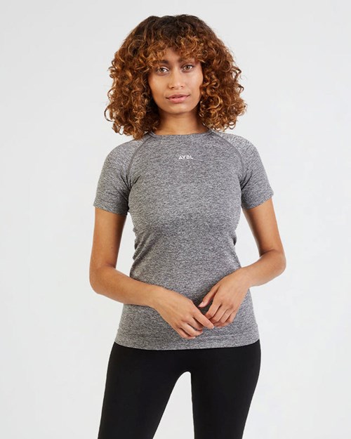 AYBL Motion Seamless T Shirt Grigie | IFDPM-1896