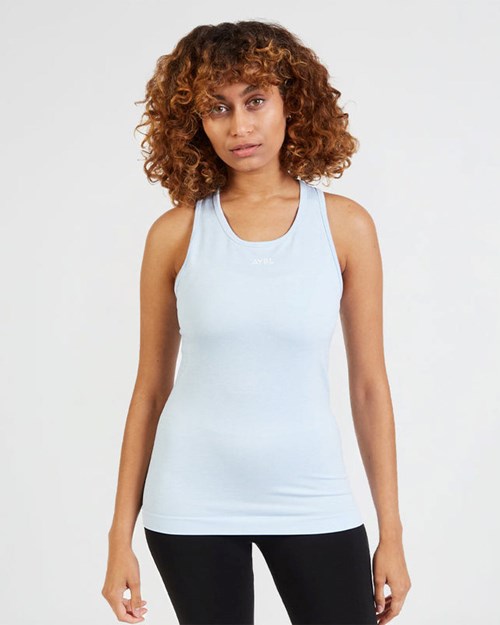 AYBL Motion Seamless Vest Blu | URZKA-3960