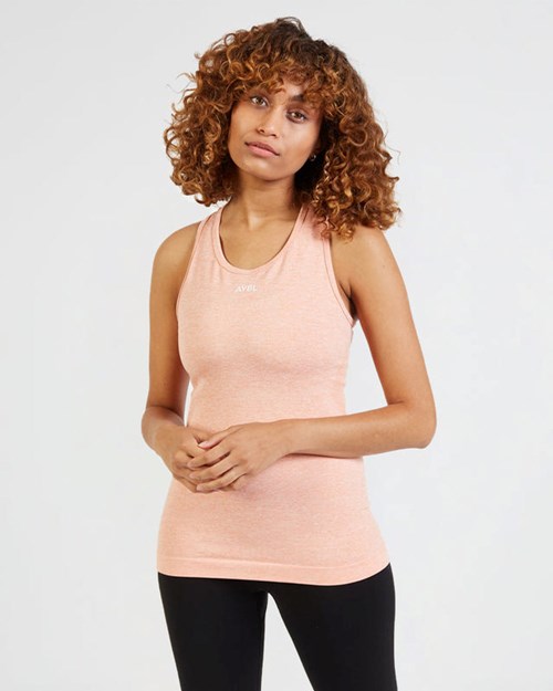 AYBL Motion Seamless Vest Peach | LTCDJ-0467