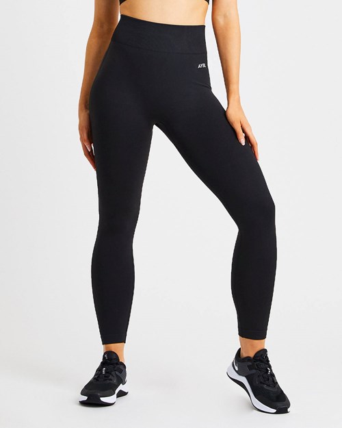 AYBL Pulse Seamless Leggings Nere | GELVY-0583
