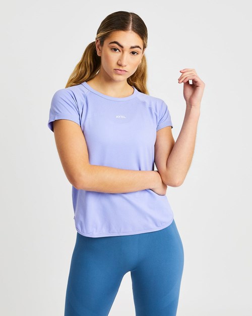 AYBL Reform Seamless T Shirt Viola | FNYJL-6843