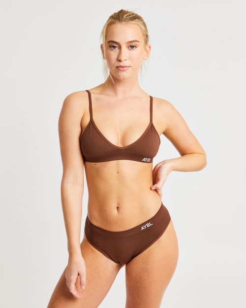AYBL Seamless Bra Marroni | EMBUK-4182