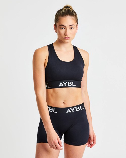 AYBL Staple Seamless Sports Bra Nere | THFOM-0238