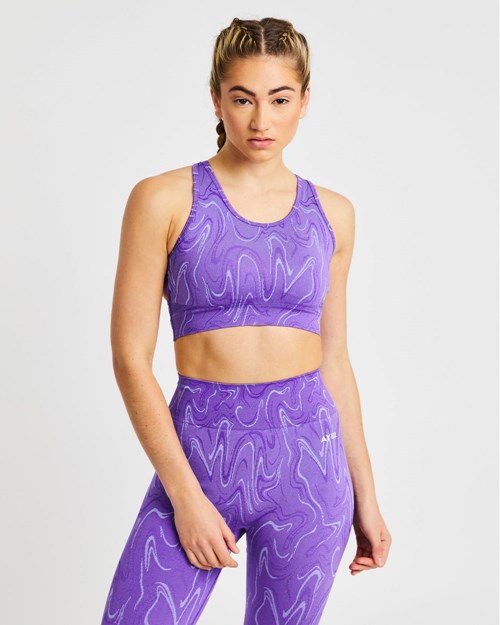 AYBL Velocity Seamless Sports Bra Viola | JONPE-2905