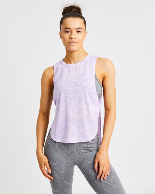 AYBL Velocity Twist Vest Lilac | KDLFQ-6932